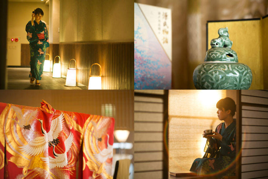 お香の心地よさを感じられる
日本初、香りがテーマの和風旅館